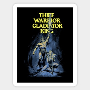 Thief, Warrior, Gladiator, King Sticker